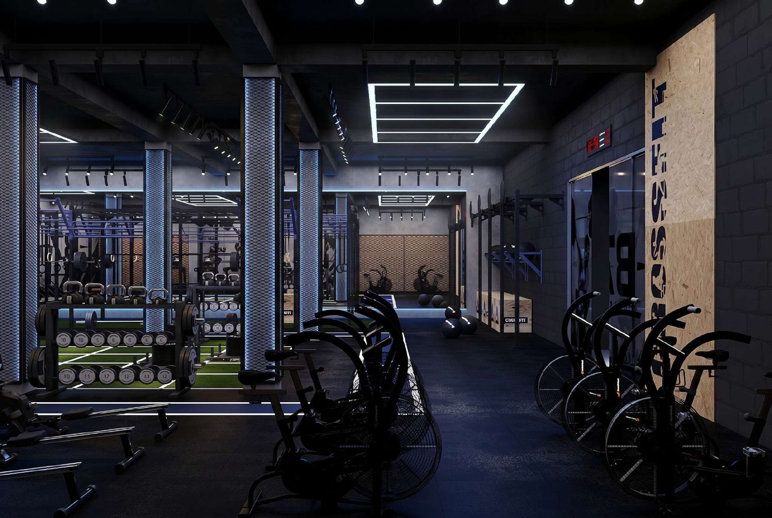 Силовое оборудование Matrix в зале B7GYM